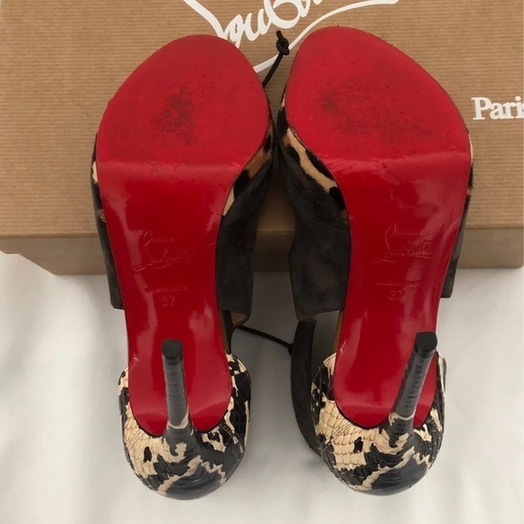 Christian Louboutin Campanina, Size 37 - Picture 4 of 5
